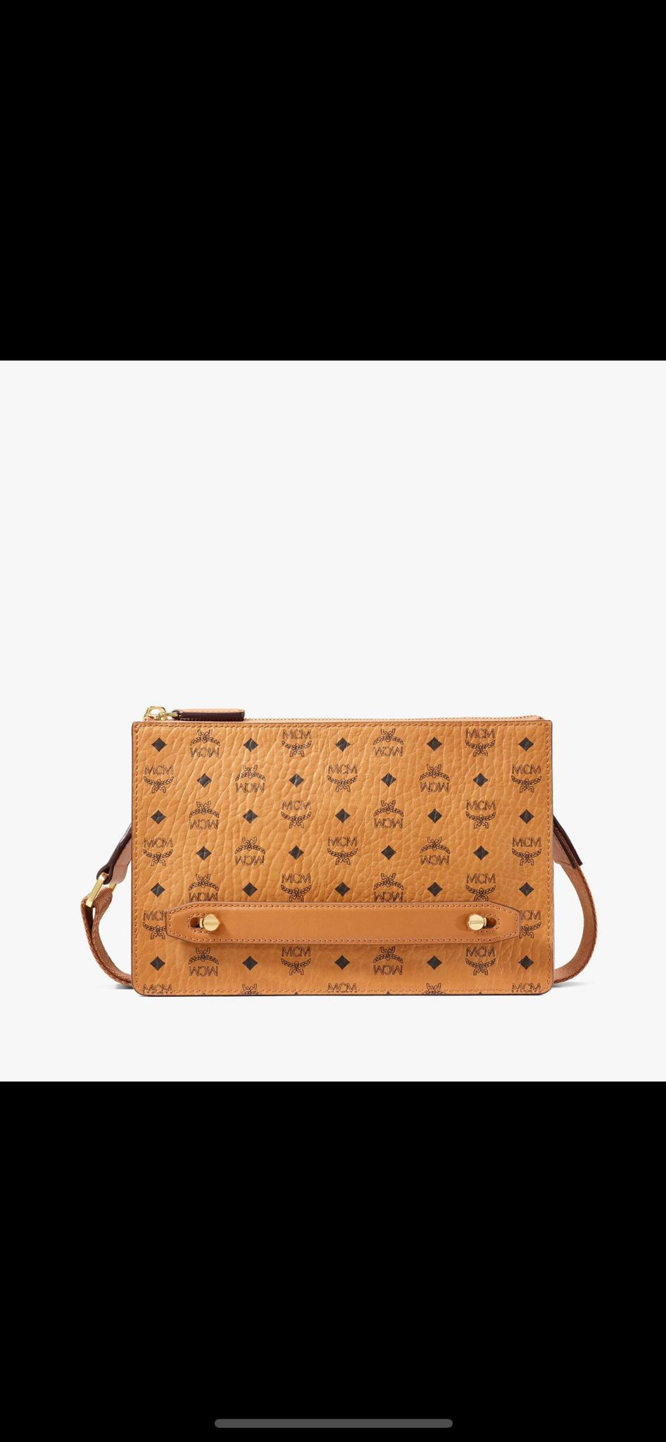 Mcm Pouch - Cognac / Brown - Mini