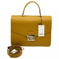 FURLA METROPOLIS BOO9EP0 TOP HANDLE - GINESTRA - LARGE WITH LONG STRAP