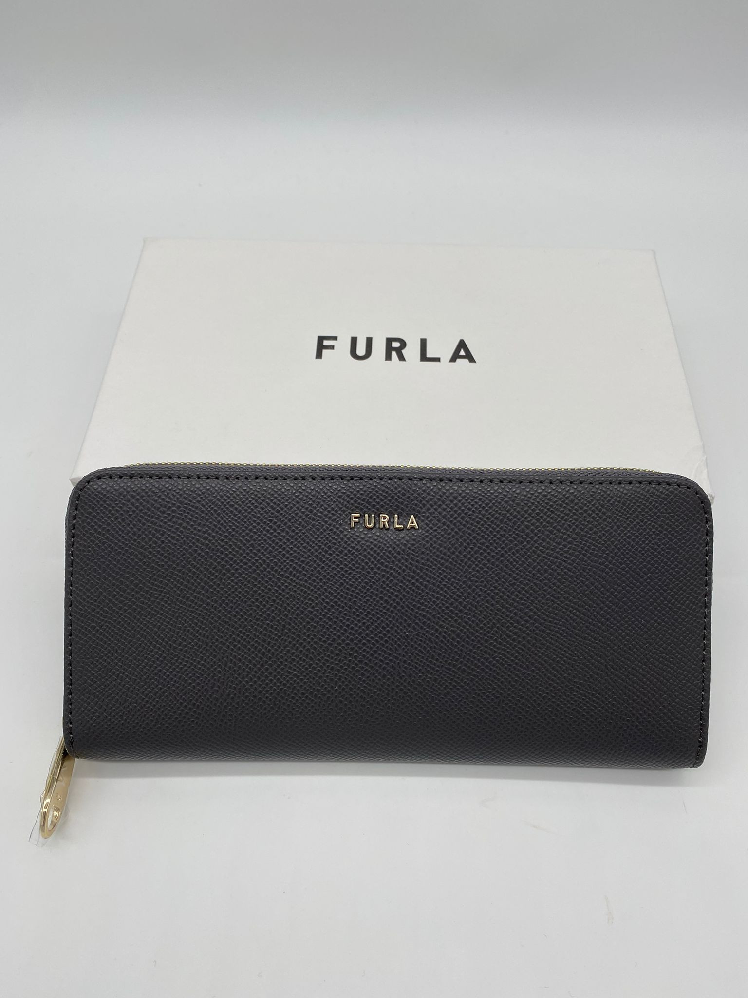 Furla Classic Xl Zip Around - Asfalto - Xl