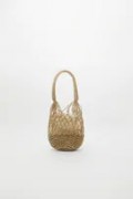 ZARA TOTE/SHOULDER BAG - JUTE - ONE SIZE