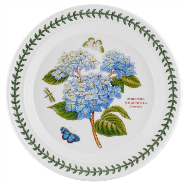 Portmeirion Botanic Garden Dinner Plate Seconds 10 Inch - Hydrangea