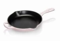 LE CREUSET SIGNATURE ROUND SKILLET - SHELL PINK - 23CM