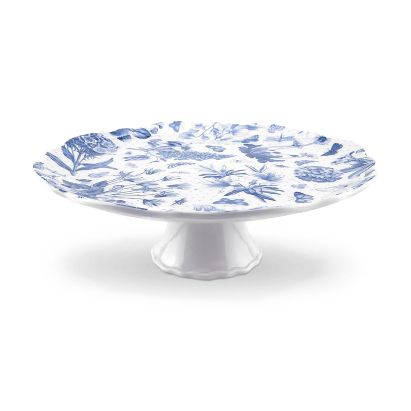 Portmeirion Footed Cake Stand - Botanic Blue - One Size BO76907X