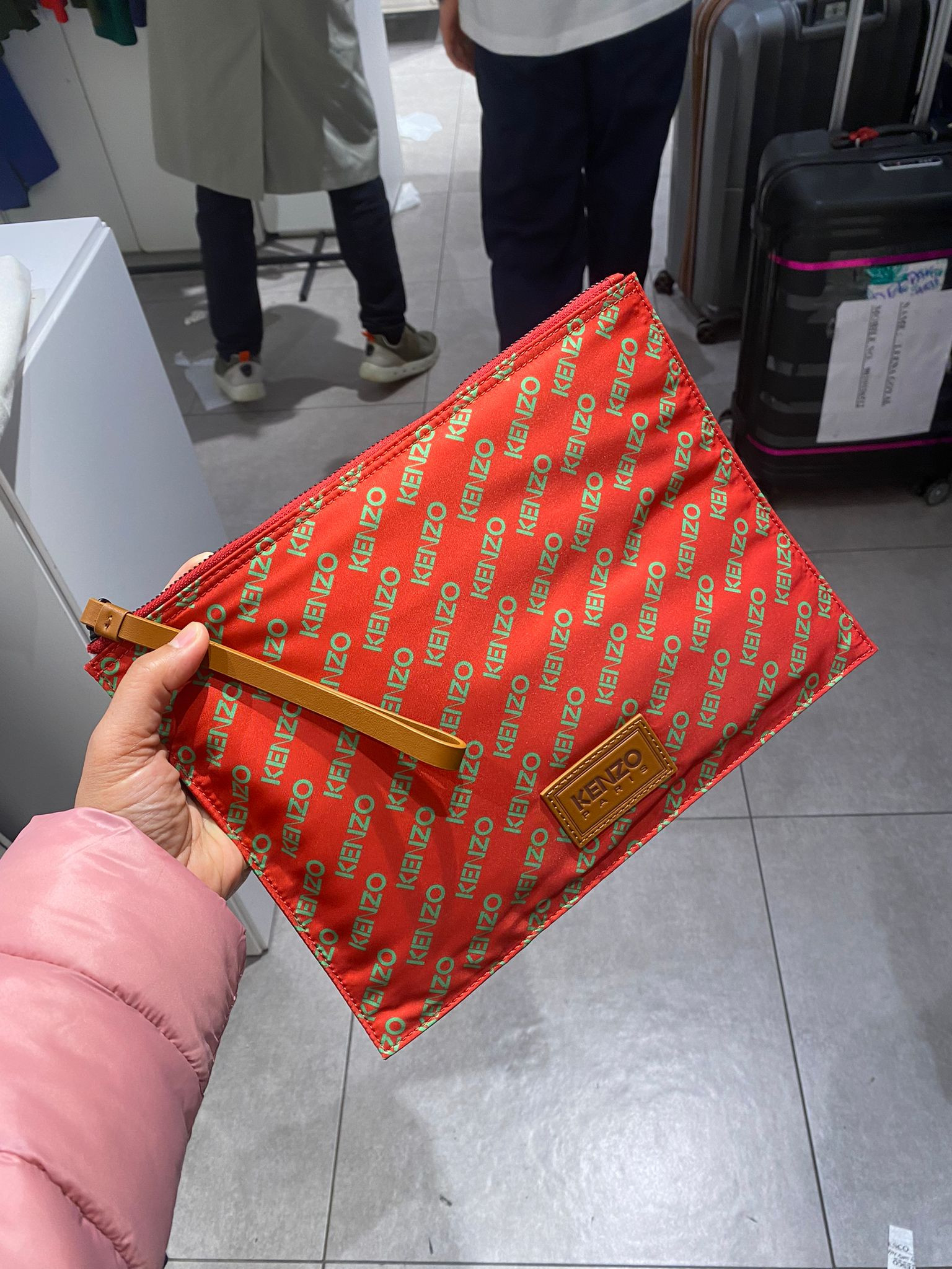 Red on sale kenzo purse