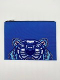 KENZO POUCH - ELECTRIC BLUE - LARGE