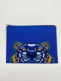 KENZO POUCH - COBALT - LARGE