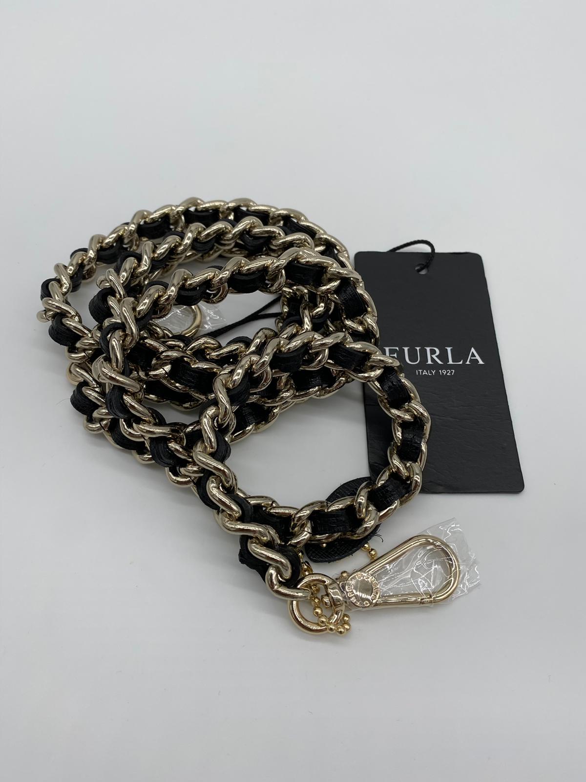 FURLA ROXI STRAP/CHAIN  - ONYX - 1017828