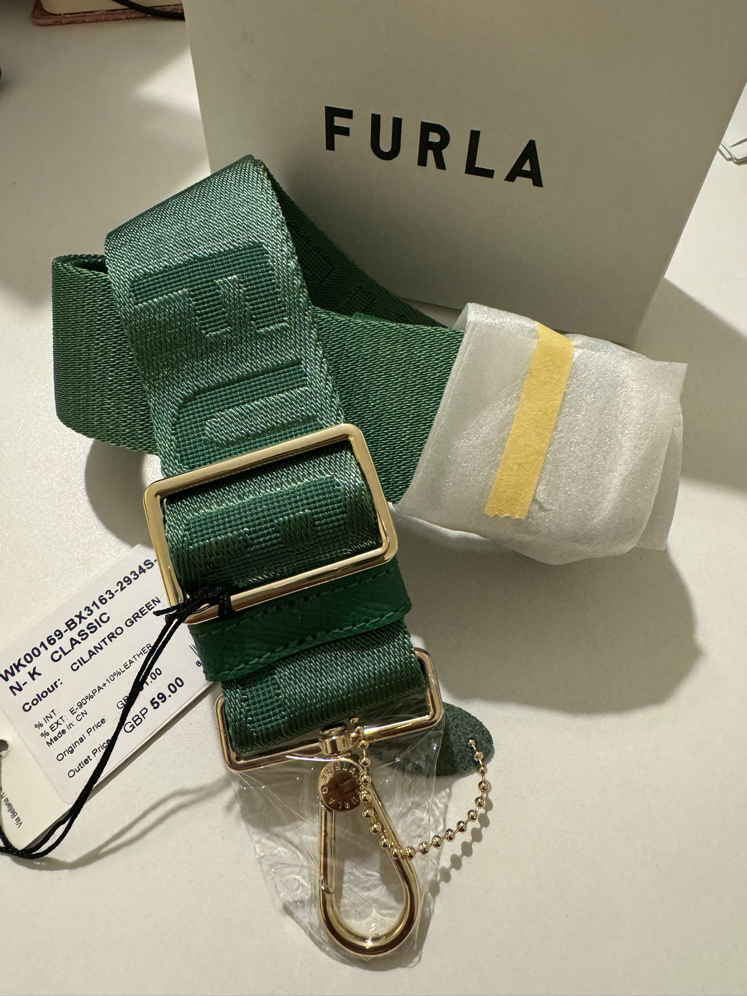 Furla Strap - Cilantro Green - One Size