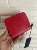 FURLA GLENDA ZIP AROUND 3D BOW PURSE - KISS/ RED - SMALL