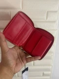 FURLA GLENDA ZIP AROUND 3D BOW PURSE - KISS/ RED - SMALL