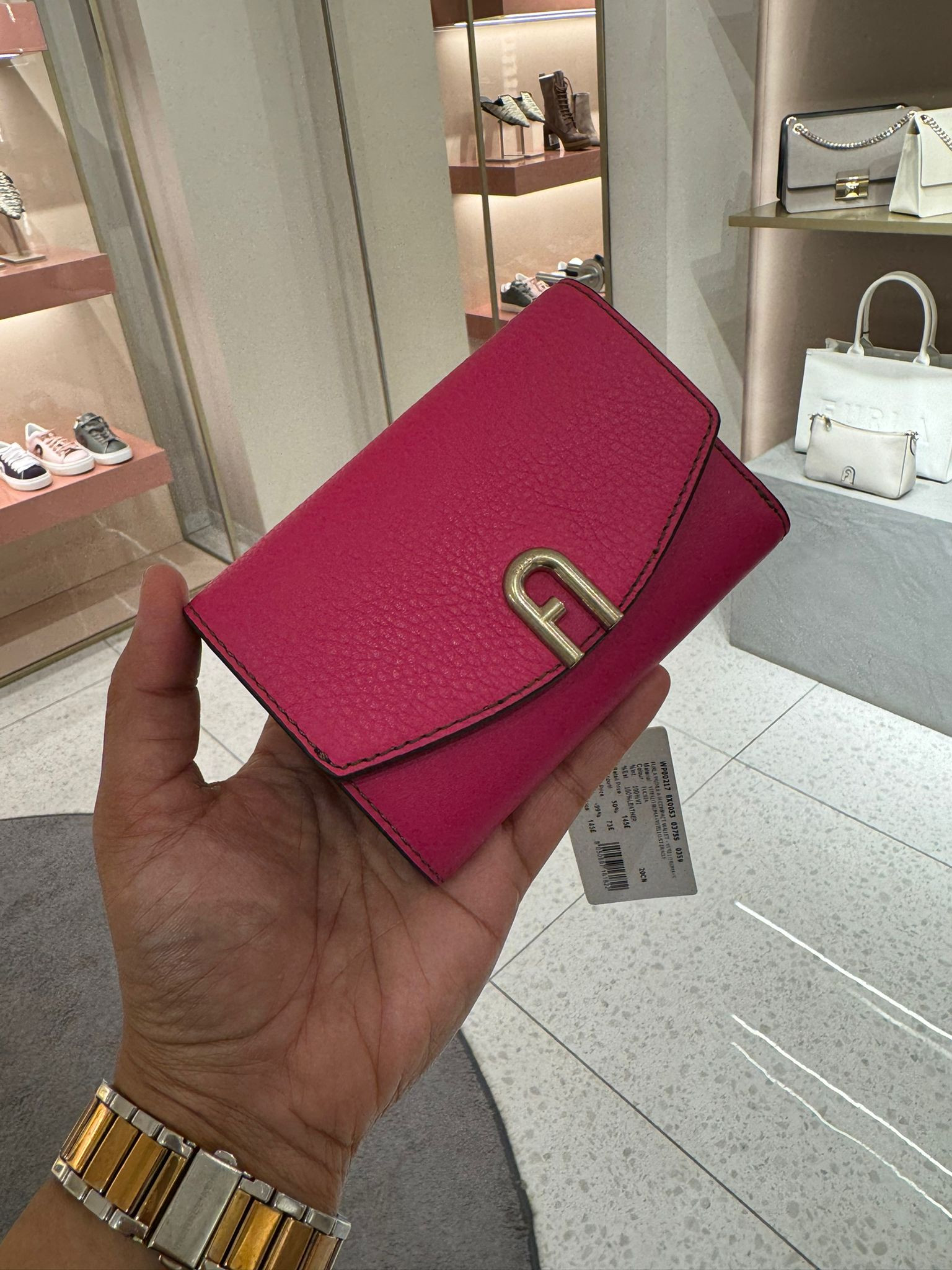 Furla Primula M Compact Fucsia - Medium