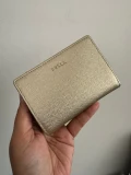 Furla Classic Bi-fold Purse - Gold - One Size