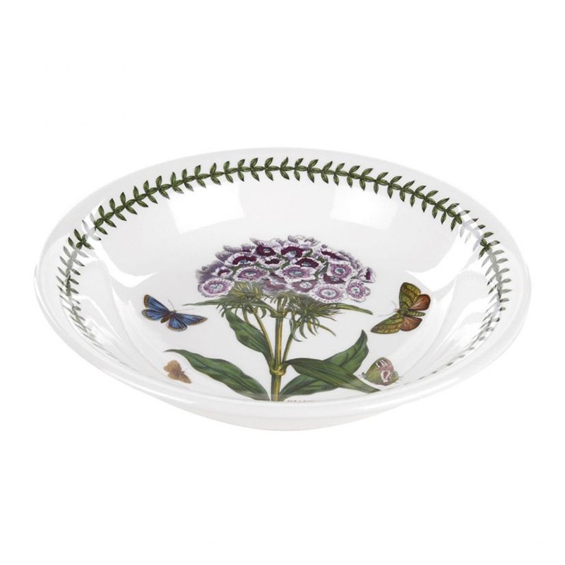 Portmeirion Botanic Garden Seconds Pasta Bowl - Sweet William - 8 Inch/ 20cm