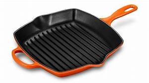 Le Creuset Signature Square Skillet Grill - Flame/Volcanic - 26cm