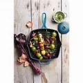 Le Creuset Signature Square Skillet Grill - Deep Teal - 26cm