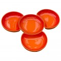 LE CREUSET SET OF SAUCE DISHES - FLAME - ONE SIZE