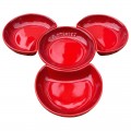 LE CREUSET SET OF SAUCE DISHES - Cerise - One Size
