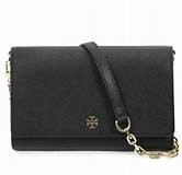 Tory Burch Emerson Chain Wallet / Crossbody - Black - One Size / 82328