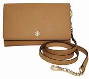 Tory Burch Emerson Chain Wallet / Crossbody - Tan - One Size