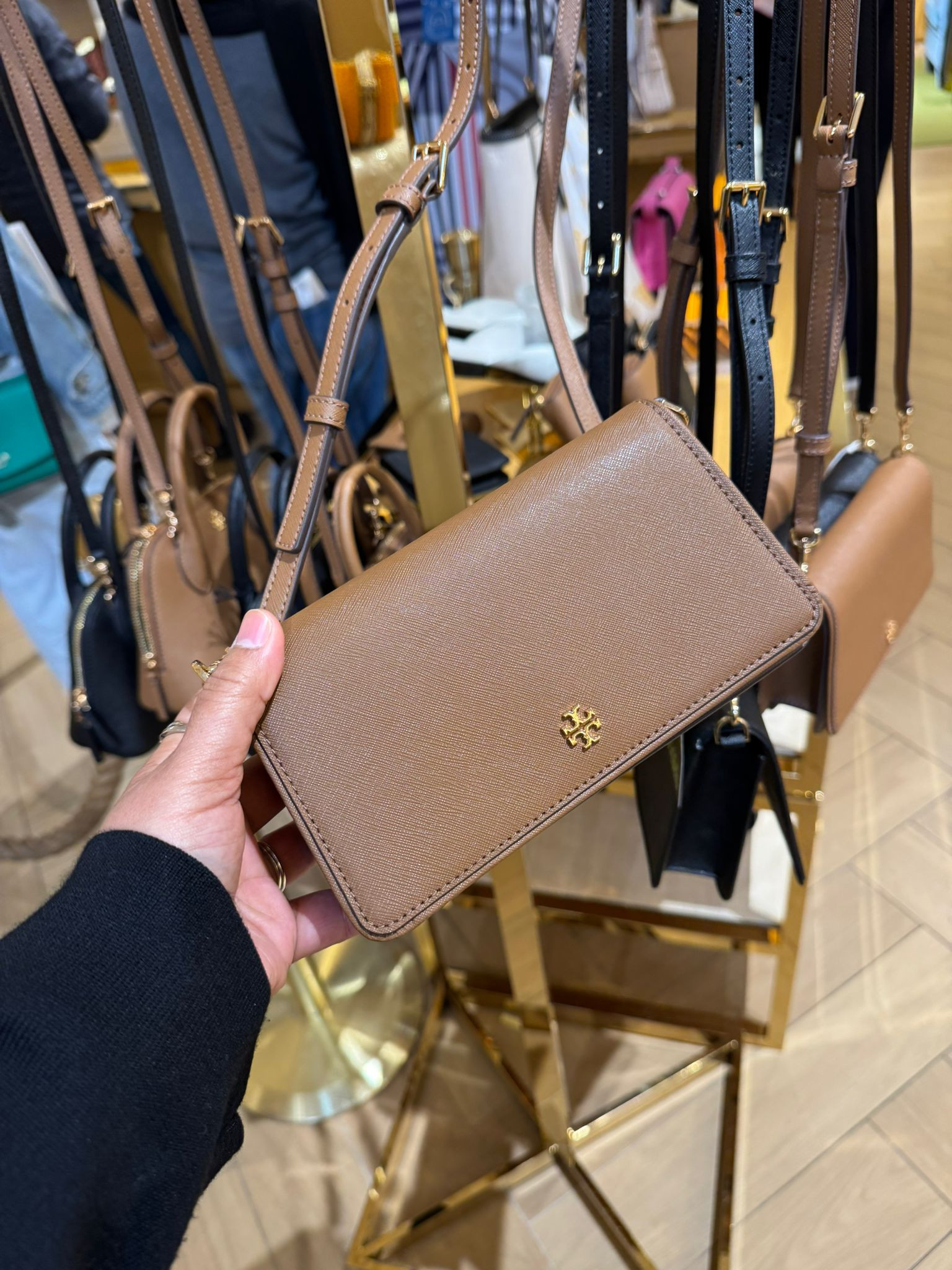 Tory Burch Emerson Crossbody - Moose - 159463 / 20 x 11 x 5 cm