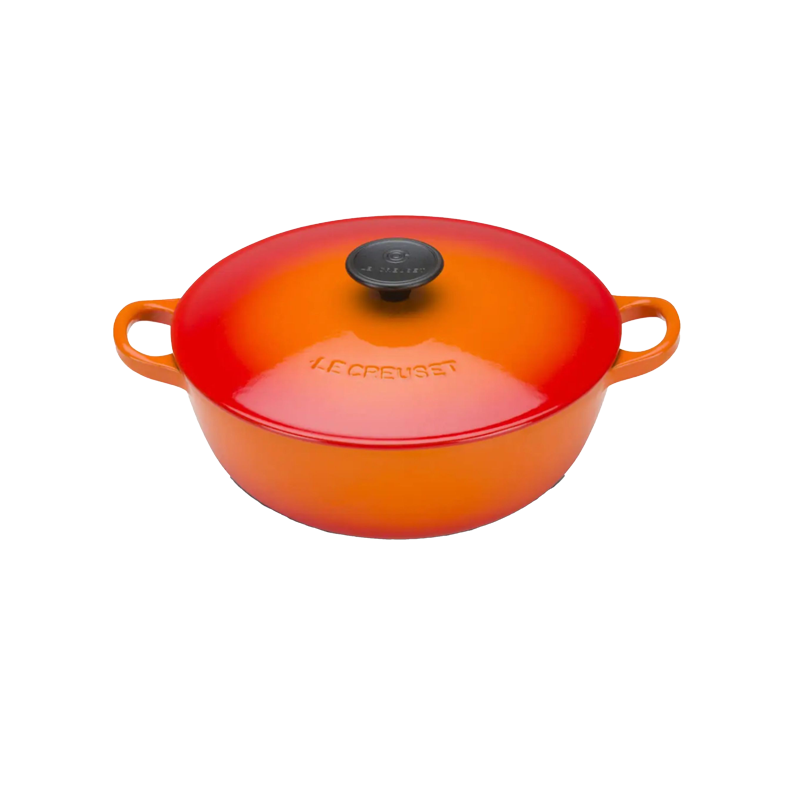 Le Creuset Classic Marmite - Volcanic - 26cm (Sand Inner)
