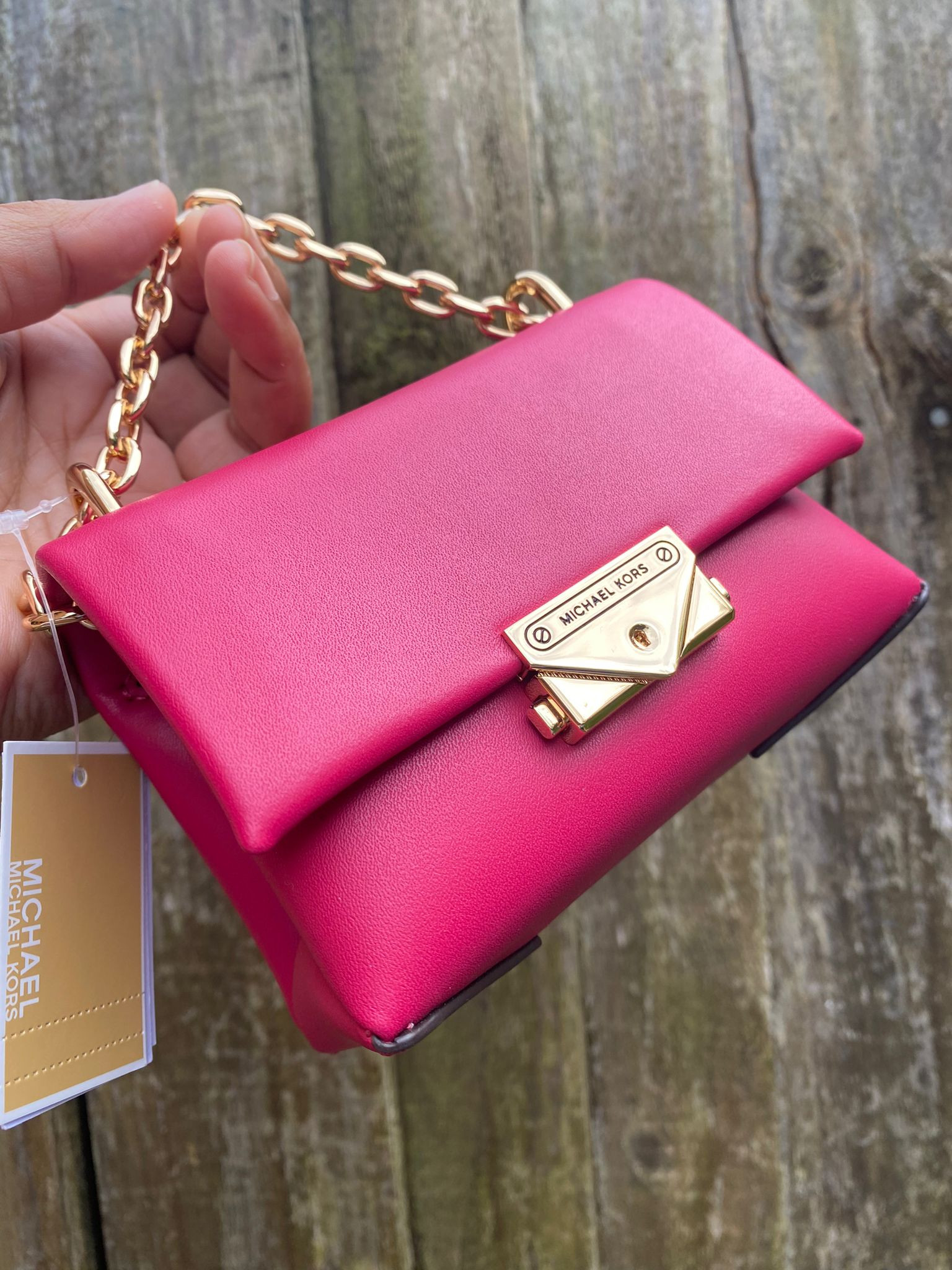 Michael Kors Cece Crossbody - Carmine Pink - 35R3G0EC1Y / Micro