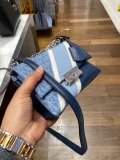 Michael Kors Cece Chain Crossbody - Blue Multi - Mini