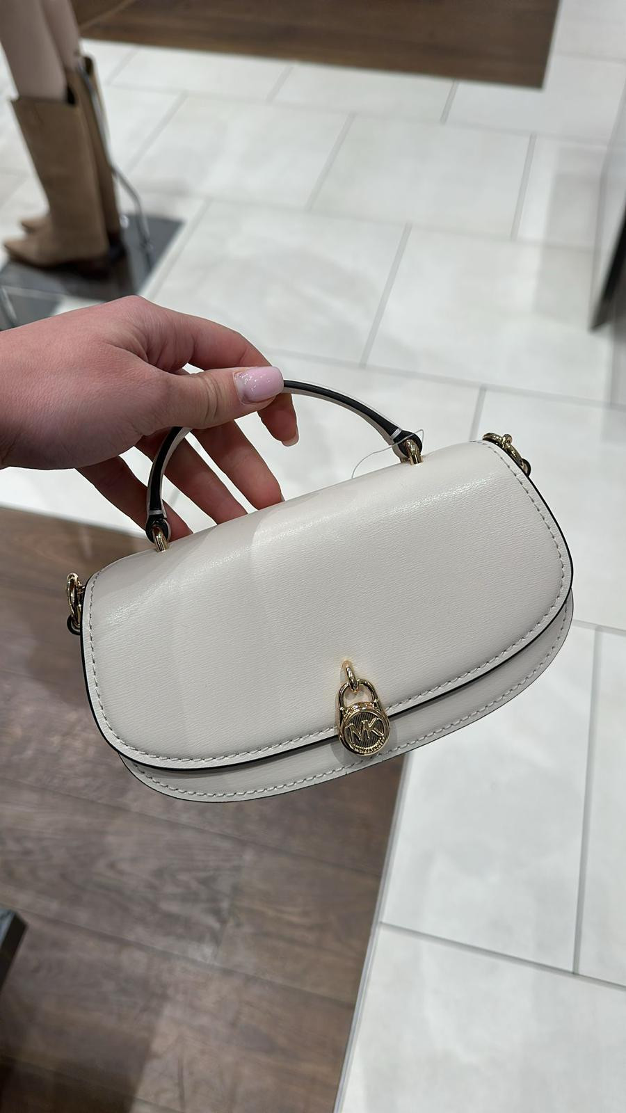 MICHAEL KORS CROSSBODY - CREME PALE - 35F5GIMC0L