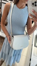 Michael Kors Lydia Shoulder/Crossbody - 30R5SL0M2L / Optic White - 29 x 20 x 9 cm