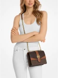 Michael Kors Greenwich Shoulder / Crossbody - Brown Multi - 35S5GGRC1B / 20 X 16 X 7 CM