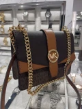 Michael Kors Greenwich Shoulder / Crossbody - Brown Multi - 35S5GGRC1B / 20 X 16 X 7 CM