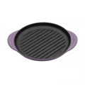 Le Creuset Cast Iron Round Grill - Ultra Violet - 25cm
