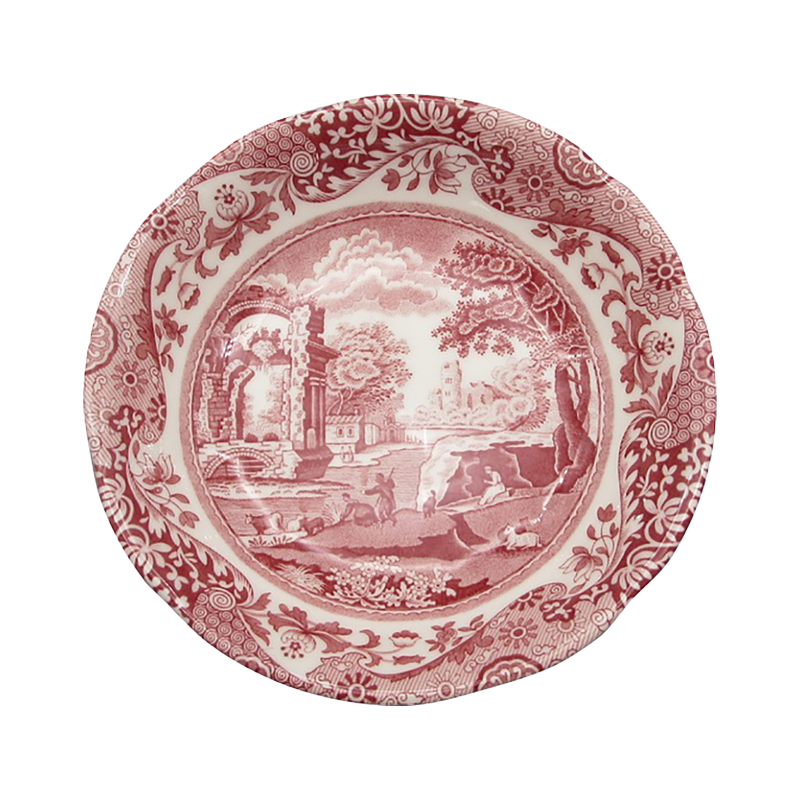 SPODE CRANBERRY ITALIAN CEREAL BOWL
