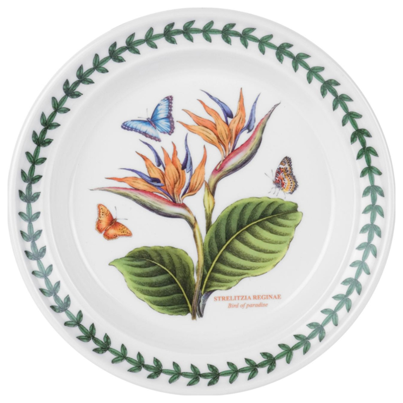 Portmeirion Exotic Botanic Garden Seconds Plate - Bird of Paradise - 7 Inch/ 18cm