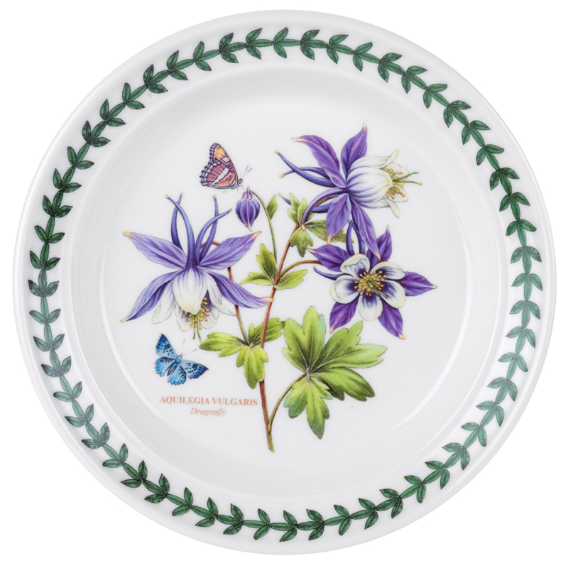 Portmeirion Exotic Botanic Garden Seconds Plate - Dragonfly - 8 Inch/ 20cm