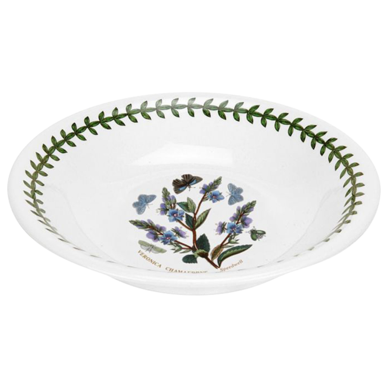 Portmeirion Botanic Garden Bowl Seconds - Speedwell - 7 Inch/ 18cm