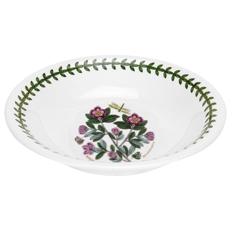 Portmeirion Botanic Garden Bowl Seconds - Rhododendron - 7 Inch/ 18cm