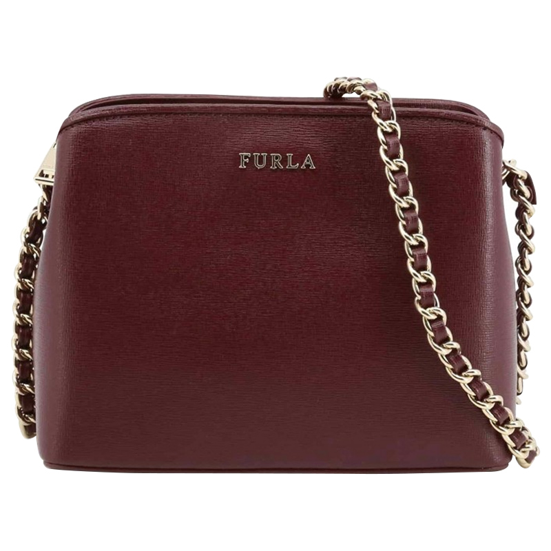 FURLA BWA9 TESSA SHOULDER - BURGUNDY - MEDIUM