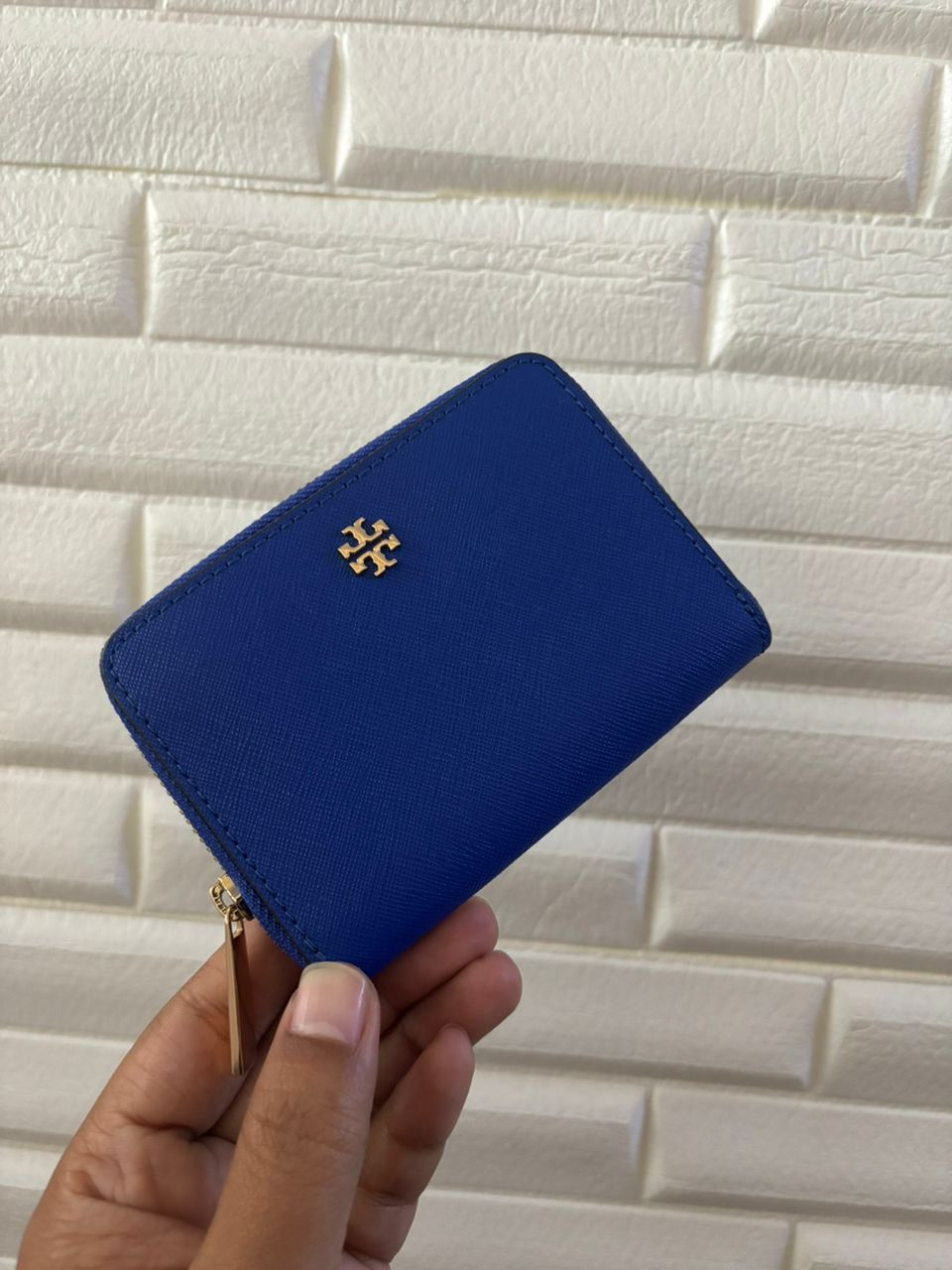 TORY BURCH EMERSON COIN PURSE - NAUTICAL BLUE/JITNEY - 80313