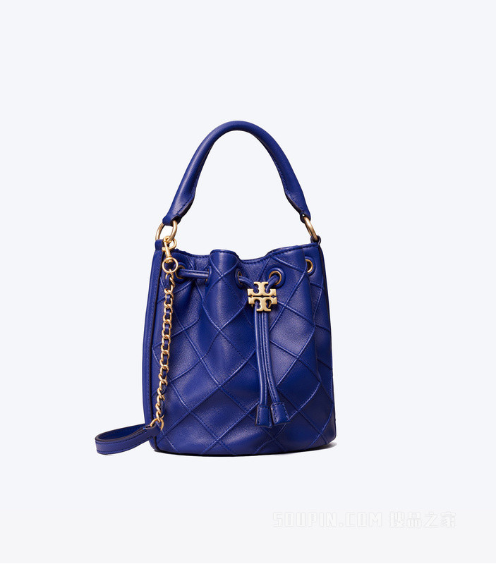 Tory Burch Fleming Bucket Crossbody - Navy Day - 142565 / One Size