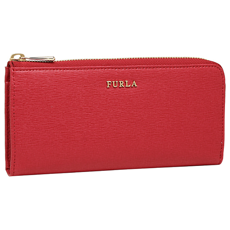 FURLA BABYLON XL ZIP AROUND LONG PURSE - RUBY - 937352