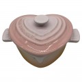 LE CREUSET PETITE HEART CASSEROLE WITH LID - SHELL PINK - 250ML, 0.25L, 8OZ