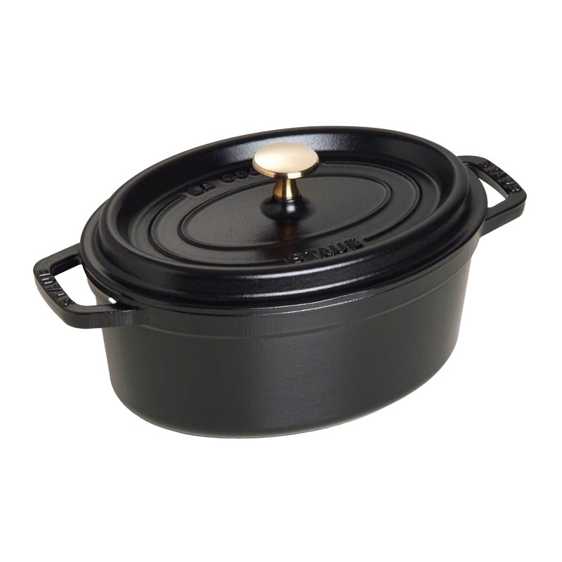 Staub Oval Cocotte - Black 1104125 - 41cm