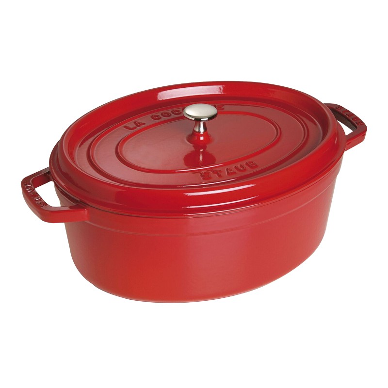 Staub Oval Cocotte - Cherry 11093306B - 33cm