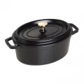 Staub Oval Cocotte - Black 1104125 - 41cm