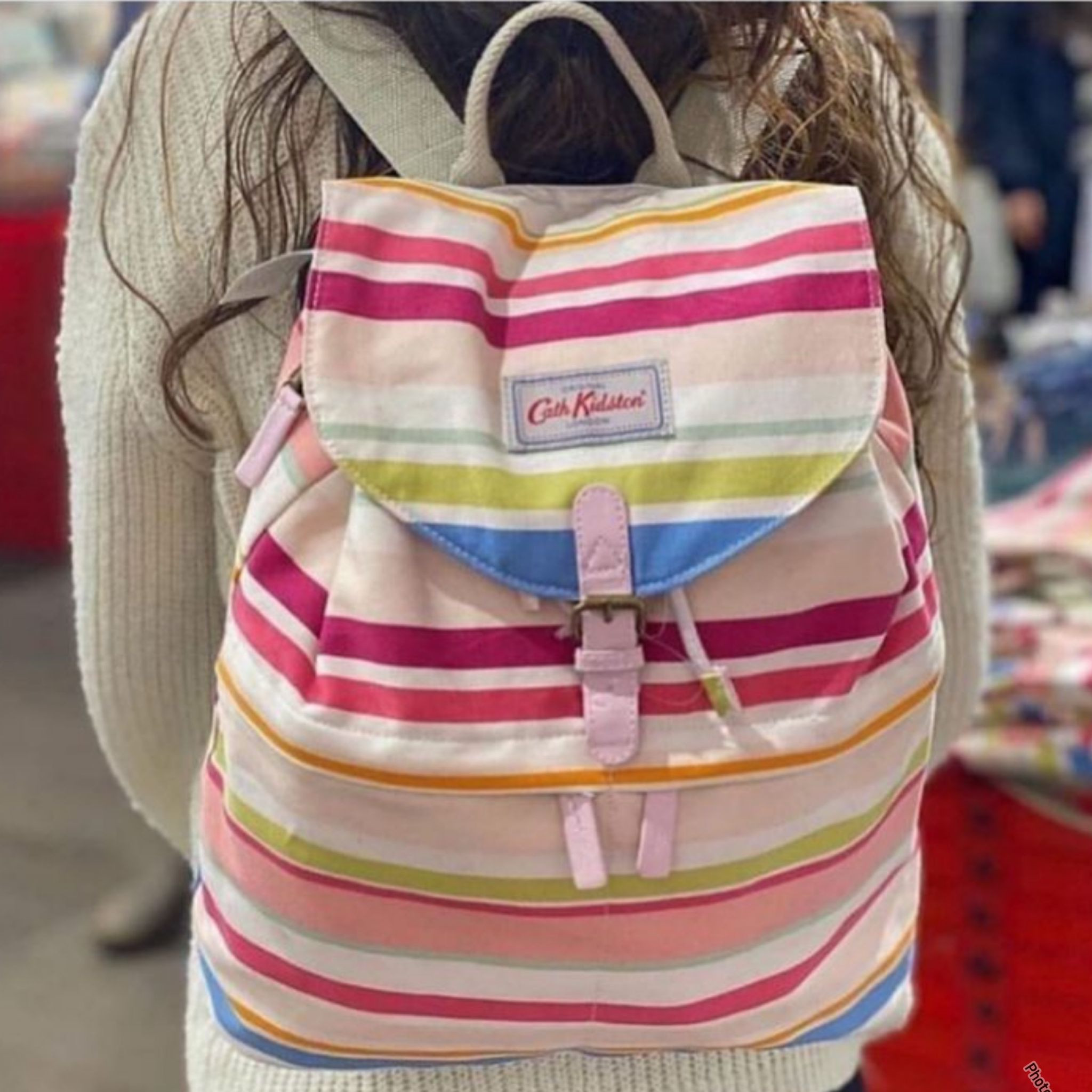 Cath Kidston Backpack - Gurensey Stripe - 860338