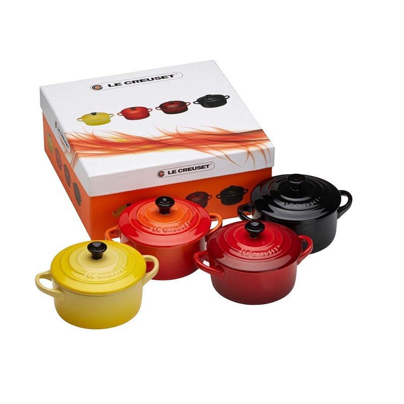 Le Creuset Mini Cocottes Set - 4 Colour - Set Of 4 - 10cm