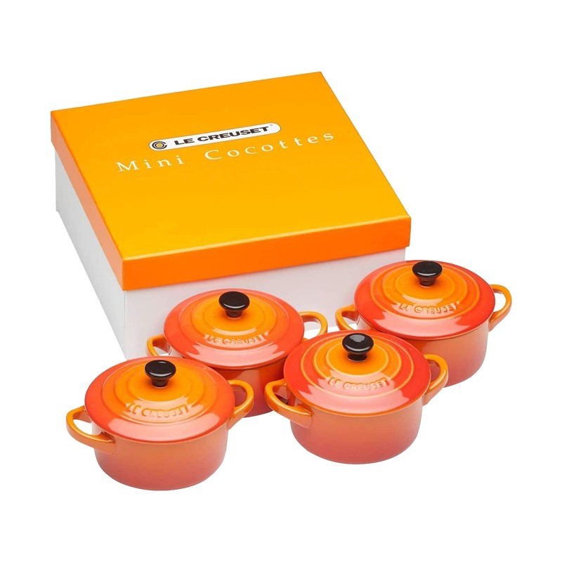 Le Creuset Mini Cocottes Set - Volcanic - Set Of 4 - 10cm