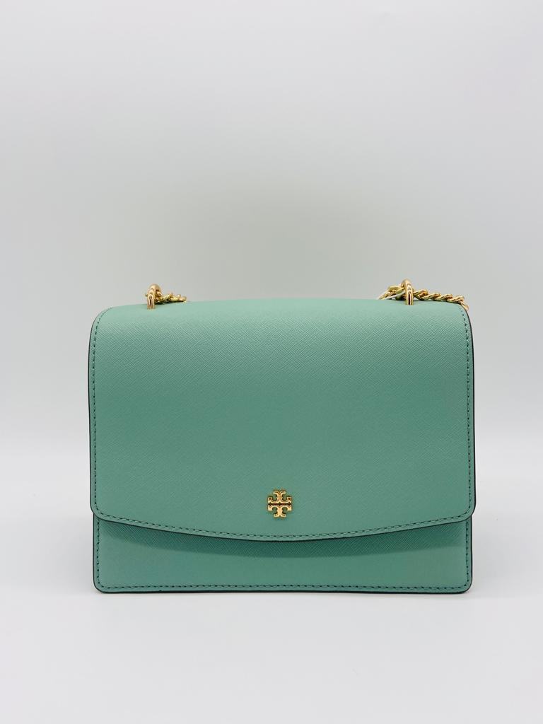 TORY BURCH EMERSON ENVELOPE - SEA WIND - ONE SIZE