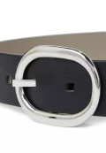 Karl Lagerfeld Pebble Reversible Belt - 23WM3112/Black/Grey - Size S/92x3 cm